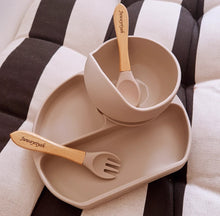 Load image into Gallery viewer, Silicone Divider Plate Set | Taupe