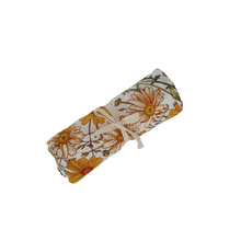 Load image into Gallery viewer, Printed Bamboo Cotton Swaddle | Yellow Floral