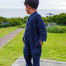 Load image into Gallery viewer, Linen Jumpsuit | Navy