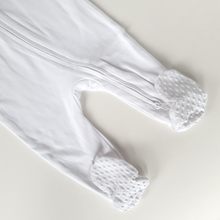 Load image into Gallery viewer, Organic Cotton Sleepsuit | White