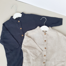 Load image into Gallery viewer, Linen Jumpsuit | Navy