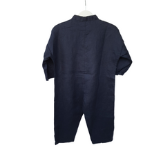 Load image into Gallery viewer, Linen Jumpsuit | Navy