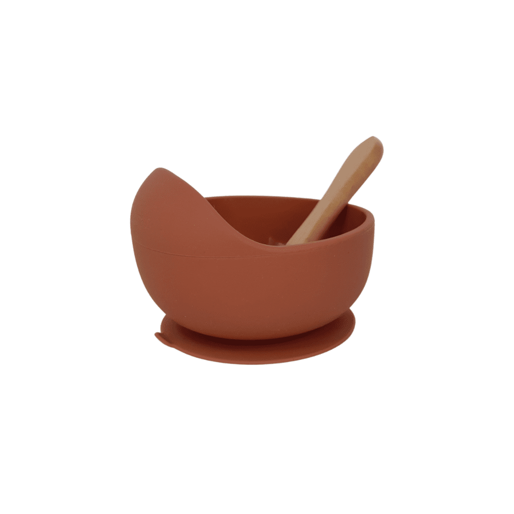 Silicone Suction Bowl Set | Spiced Pumpkin