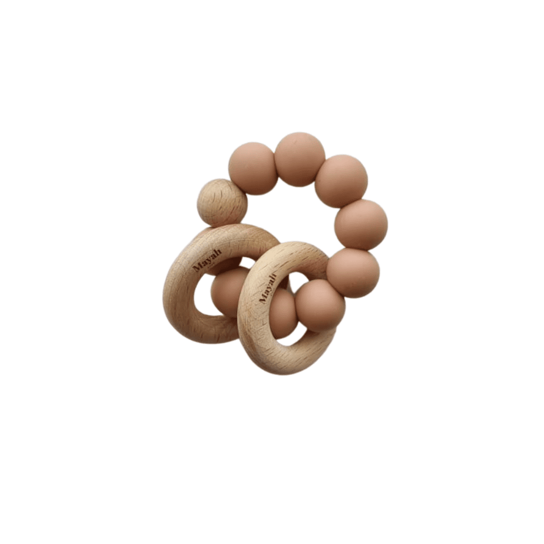 Silicone Ring Teether | Muted Pink