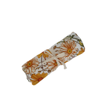 Load image into Gallery viewer, Printed Bamboo Cotton Swaddle | Yellow Floral
