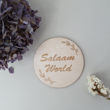 Load image into Gallery viewer, Announcement Plaque | Salaam World
