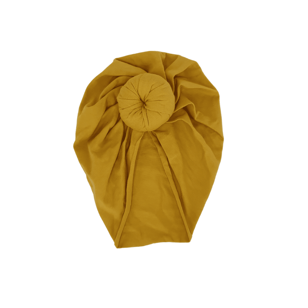 Solid Knot Turbans | Ochre