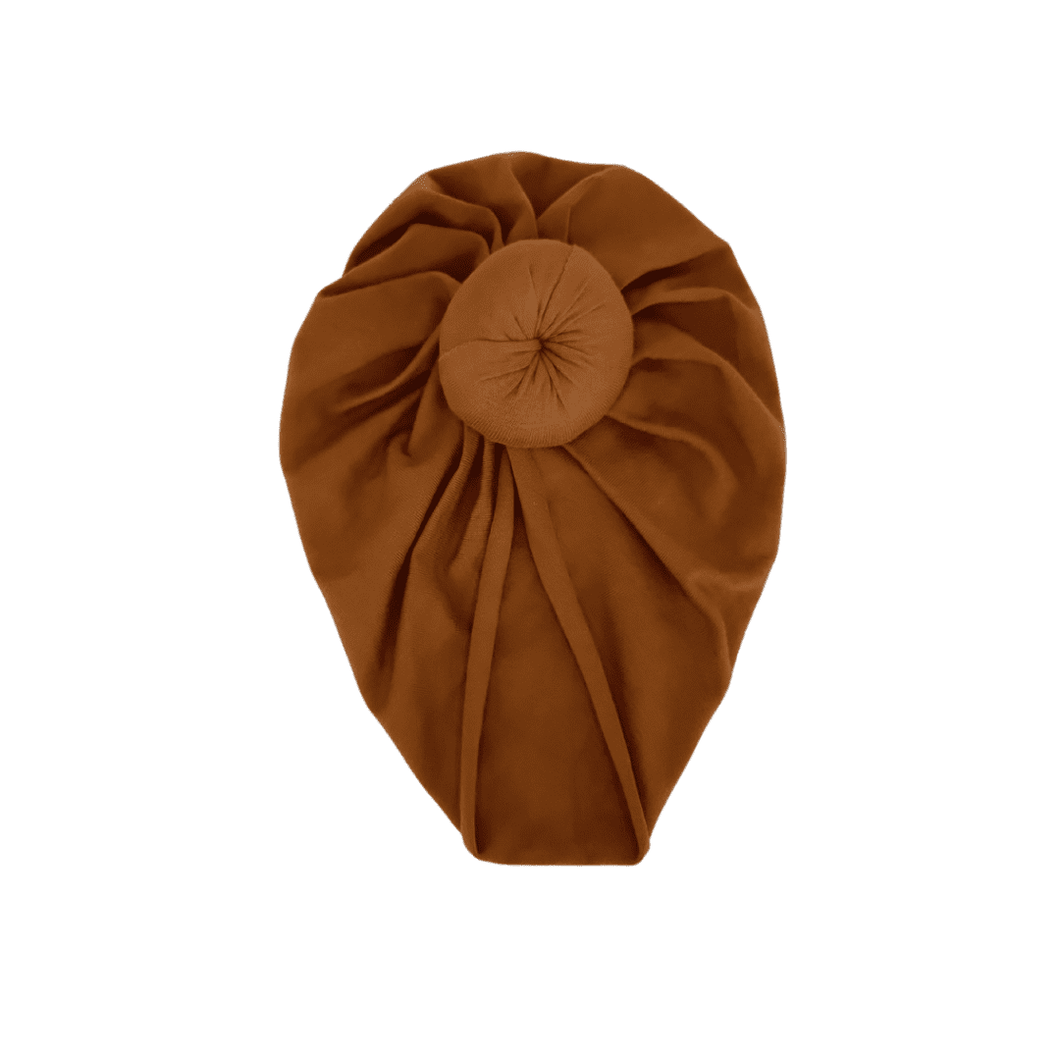 Solid Knot Turbans | Tan