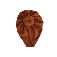 Load image into Gallery viewer, NEW Ribbed Knot Turban | Rust
