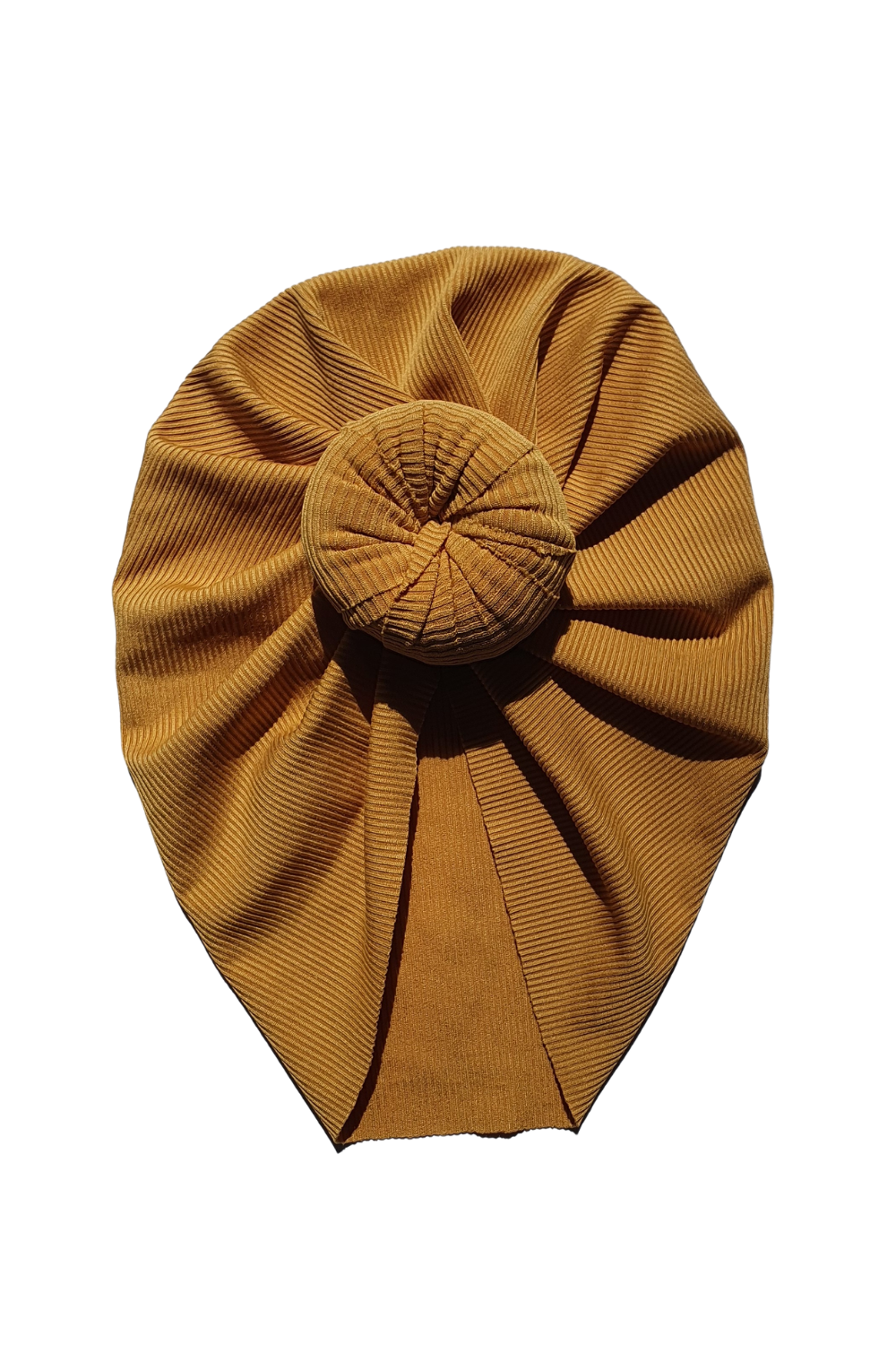 Ribbed Knot Turbans | Ochre