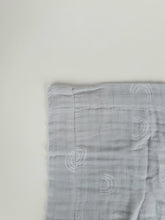 Load image into Gallery viewer, Organic Muslin Cotton Quilt | Grey Rainbows
