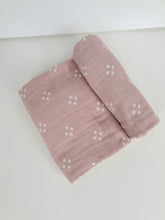 Load image into Gallery viewer, Organic Muslin Cotton Quilt | Pink Spots
