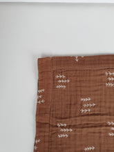 Load image into Gallery viewer, Organic Muslin Cotton Quilt | Forest Brown
